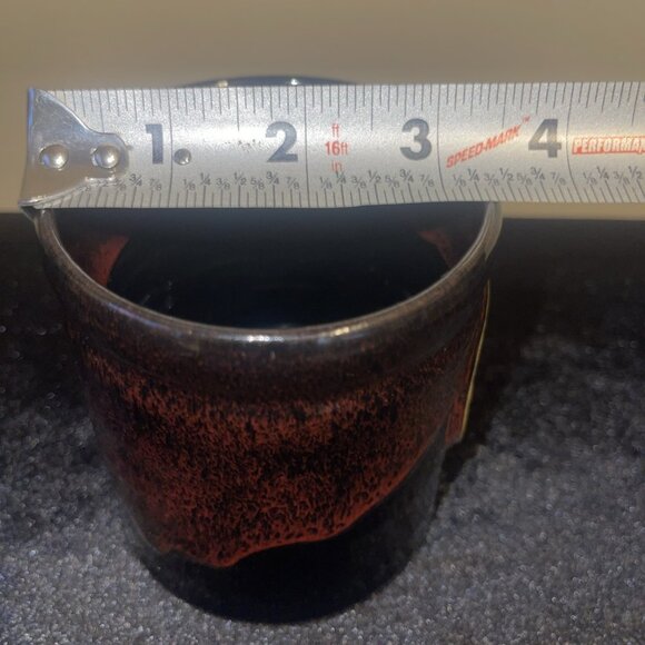 Death Wish Coffee Artisan Ceramic Mug With Unique Rust Glaze Finish - Picture 10 of 10